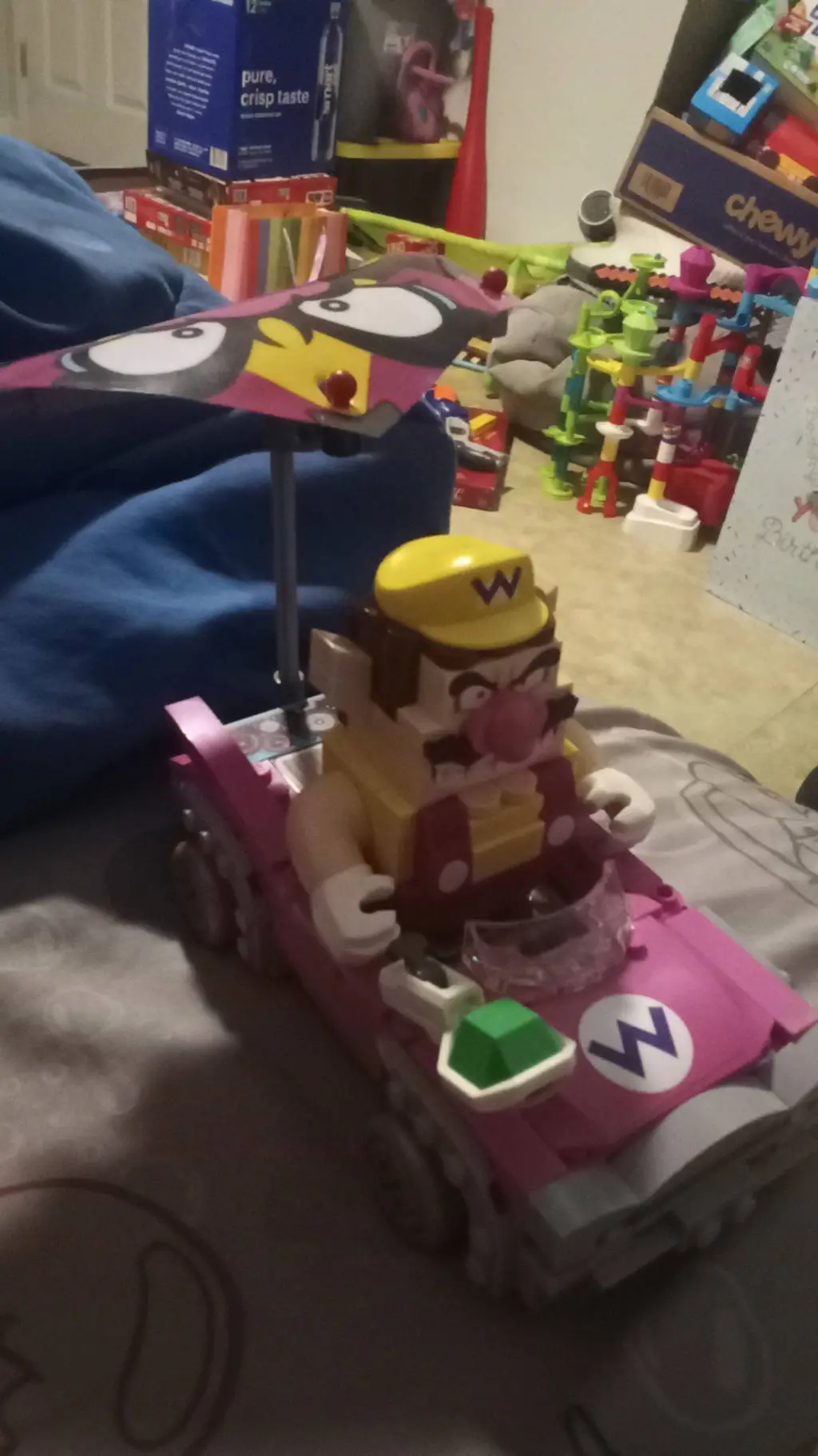 ai character: Wario  background