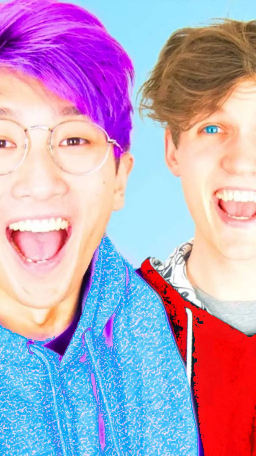 ai character: Lankybox  background