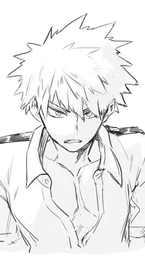 ai character: bakugo  background