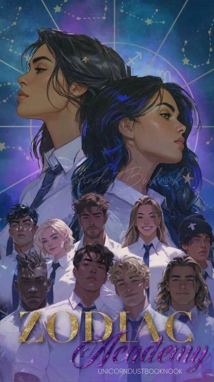 ai character: Zodiac Academy  background