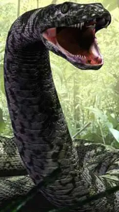 ai character: snake background