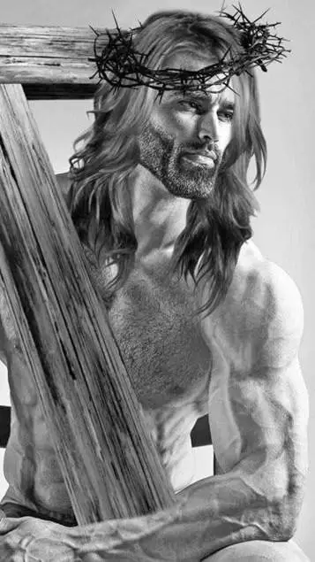ai character: jesus background