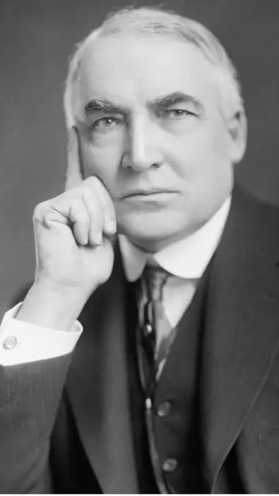 ai character: Warren G. Harding background