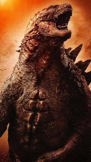 ai character: Godzilla background