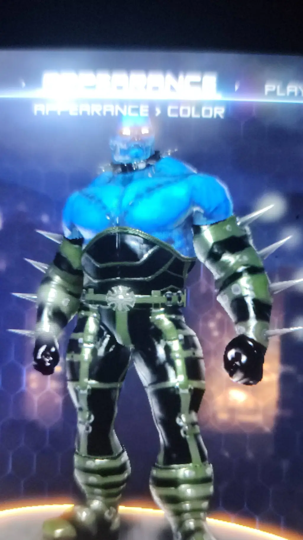 ai character: Rot Metal background