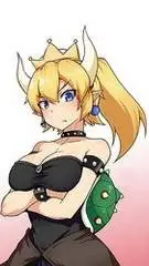 ai character: Bowsette 👑🦖💅 background