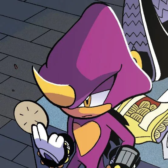 chat with ai character: Espio T Chameleon