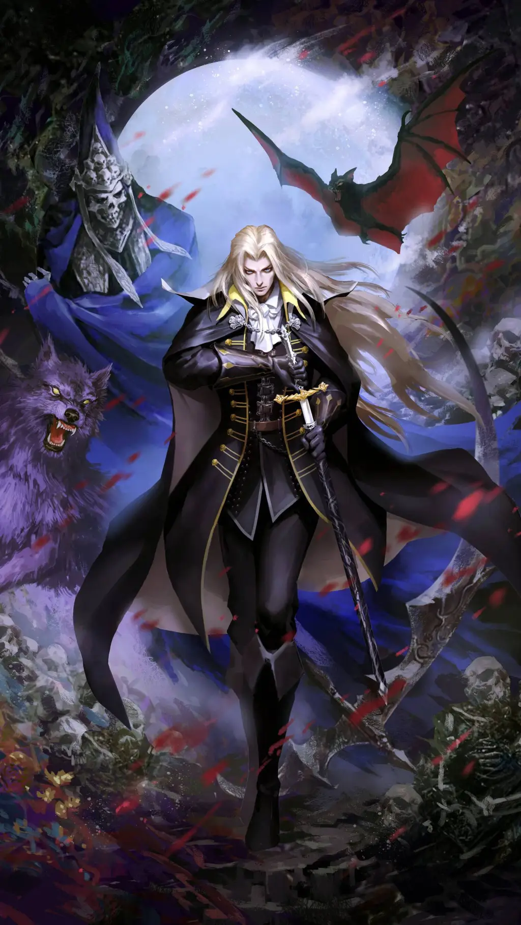 ai character: Alucard background