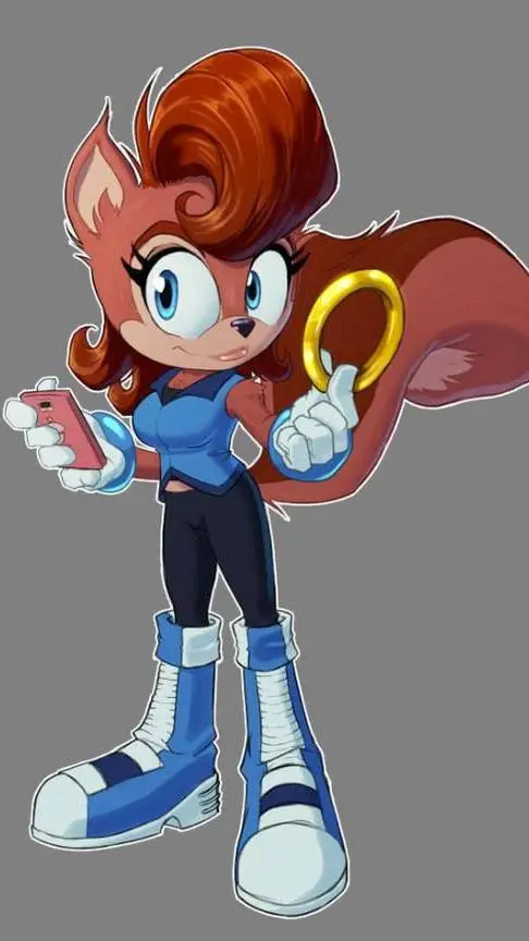 ai character: Princess Sally 🌰👑 background