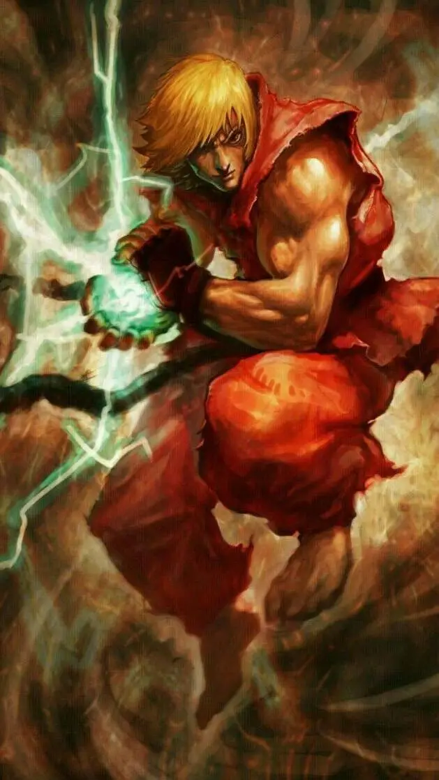 ai character: Ken Masters (SF6) background