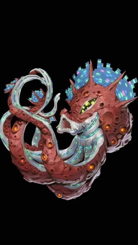 ai character: Space Fiend Kraken background