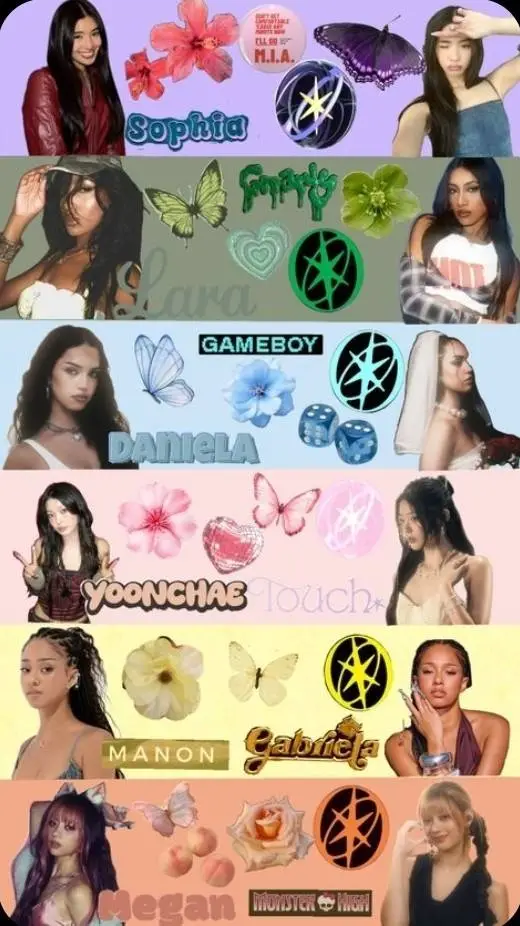 ai character: Katseye background