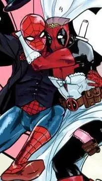 ai character: spideypool  background