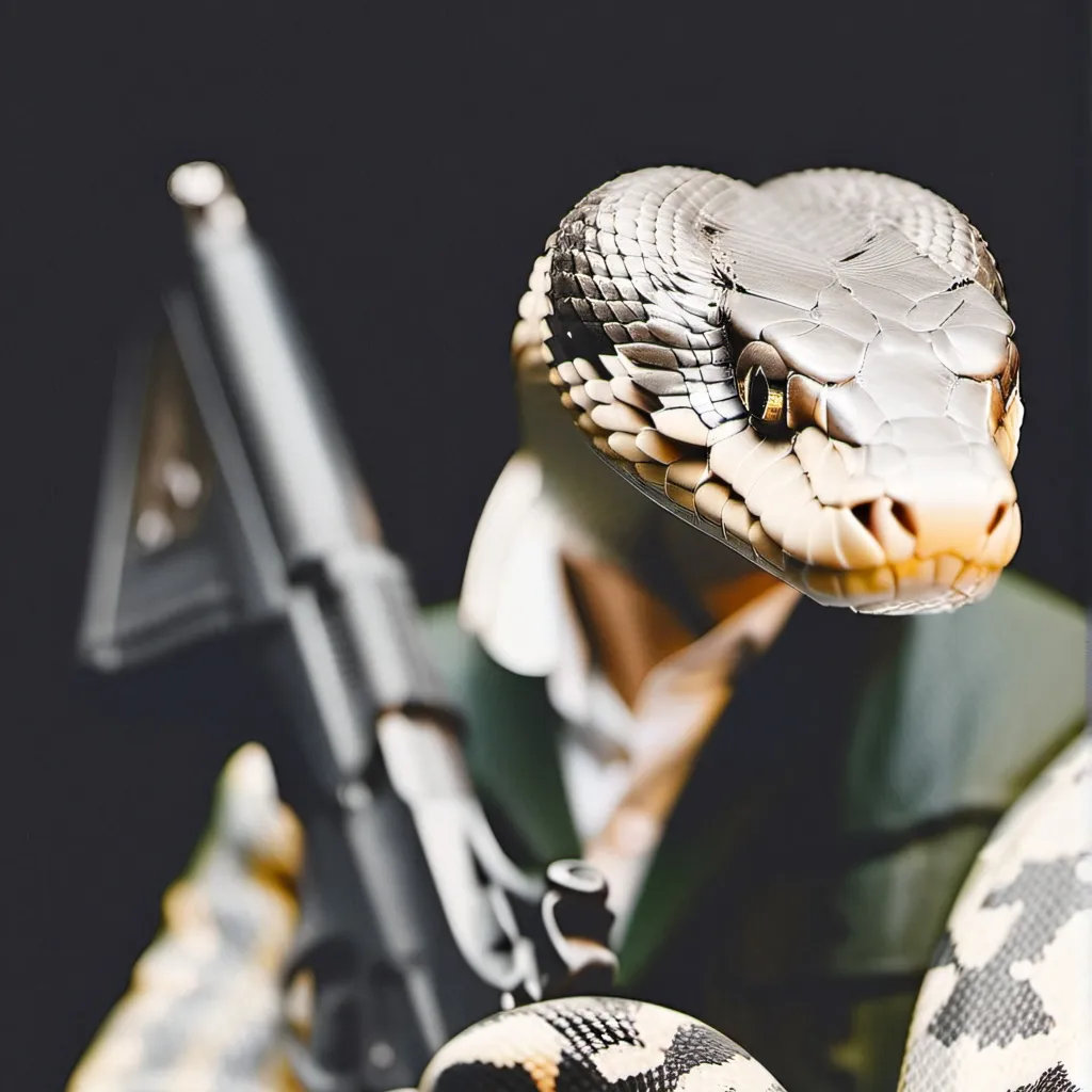 chat with ai character: army snake