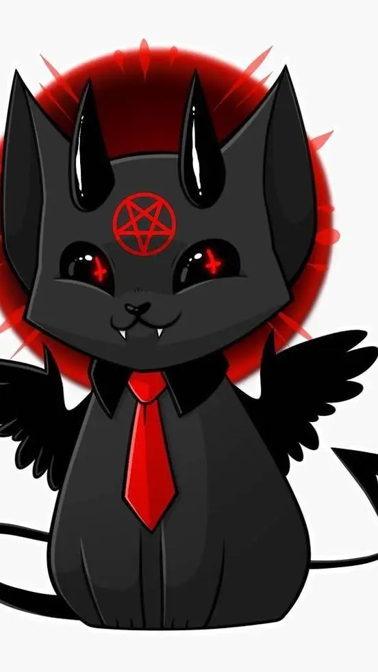 ai character: Mean cat background