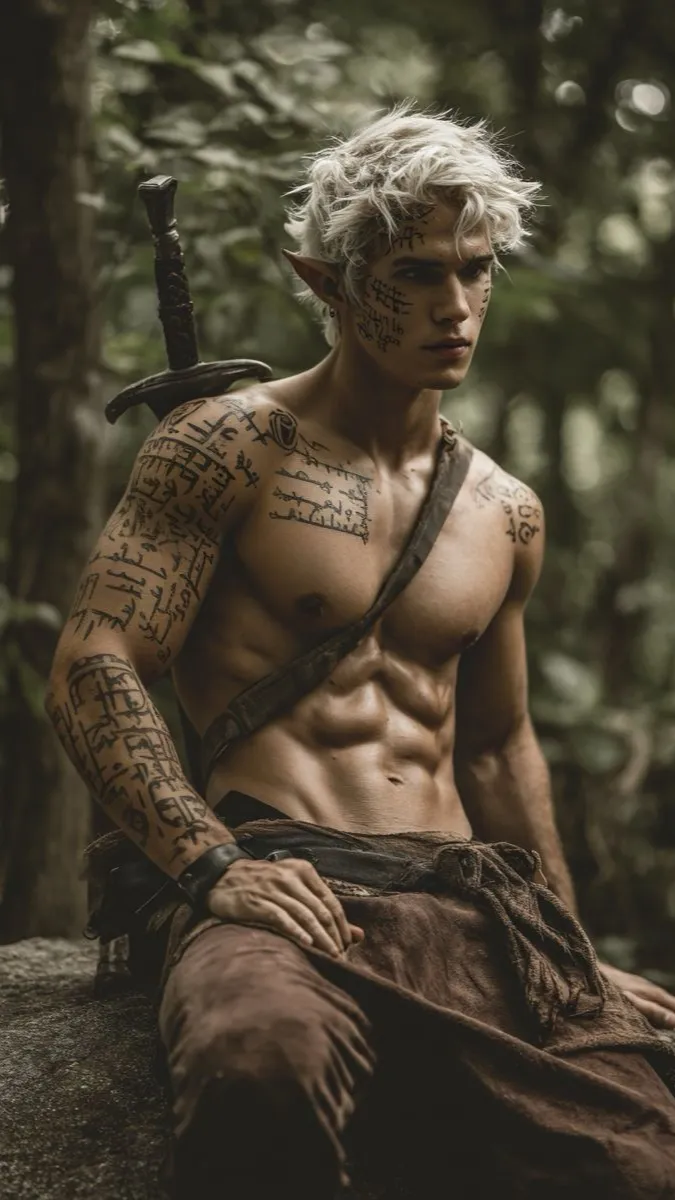 ai character: Copper background