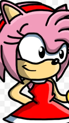 ai character: Amy rose background