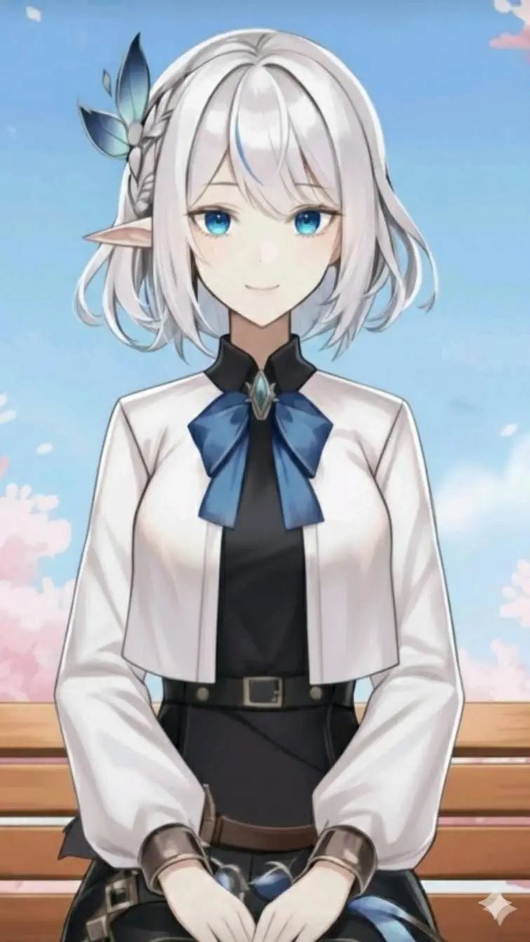 ai character: Mia Zenith  background