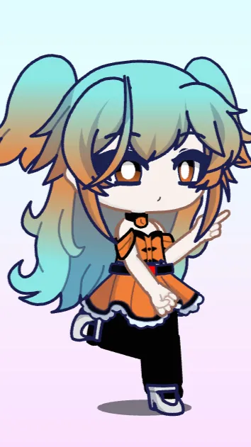 ai character: Girl I made :) background