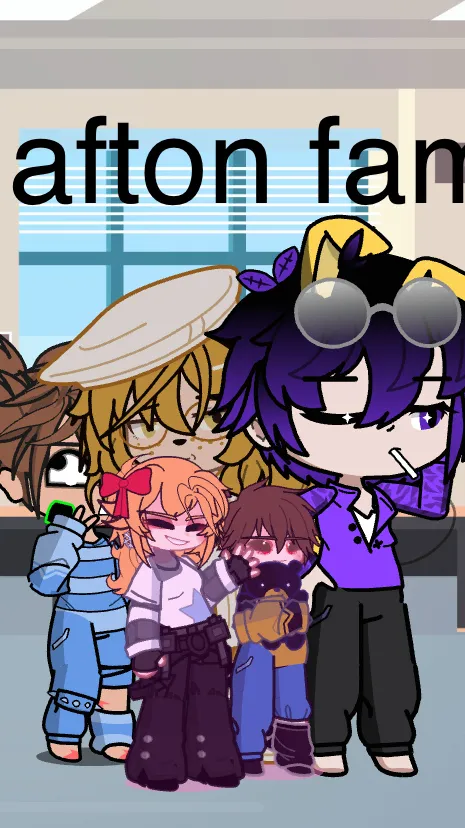 ai character: The Afton family  background