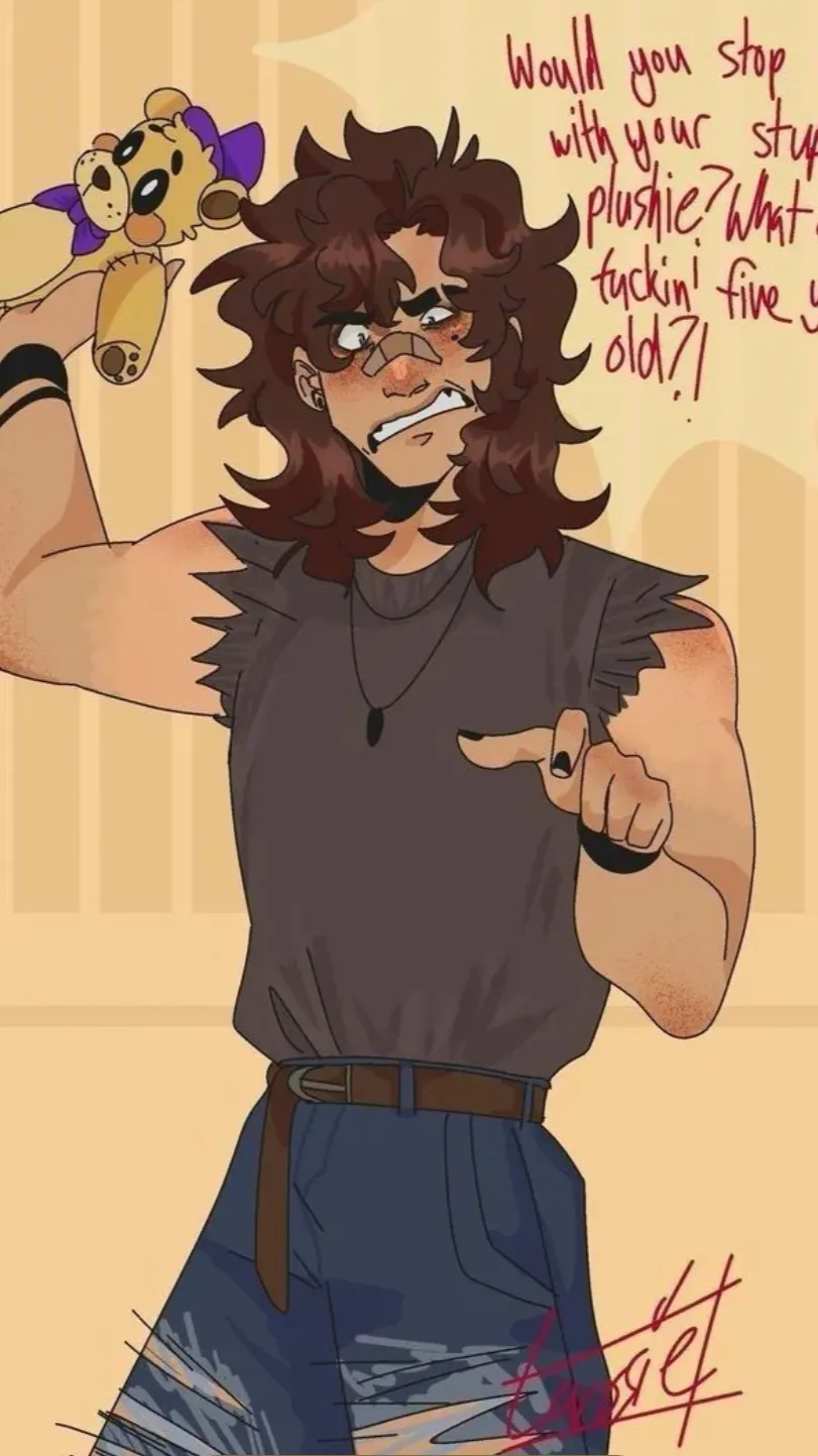 ai character: Micheal Afton🦊 background