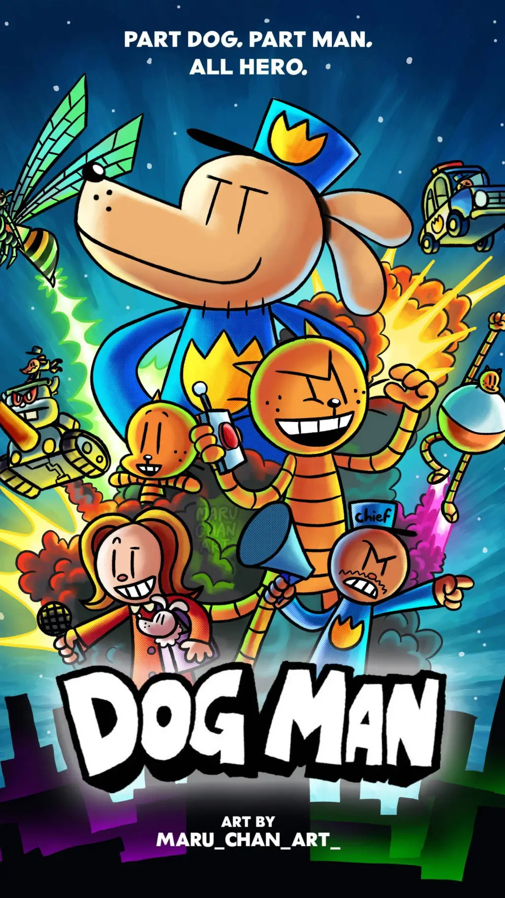 ai character: Dogman cast background