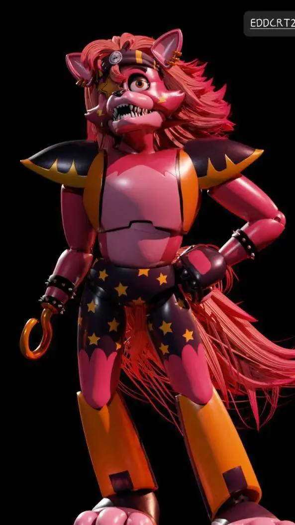 ai character: glamrock foxy background