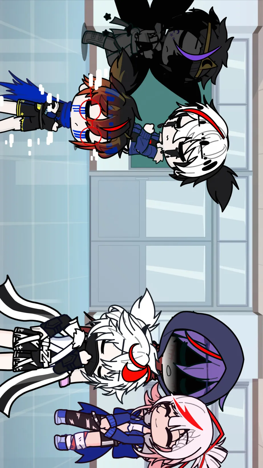 ai character: Mha Reacts background
