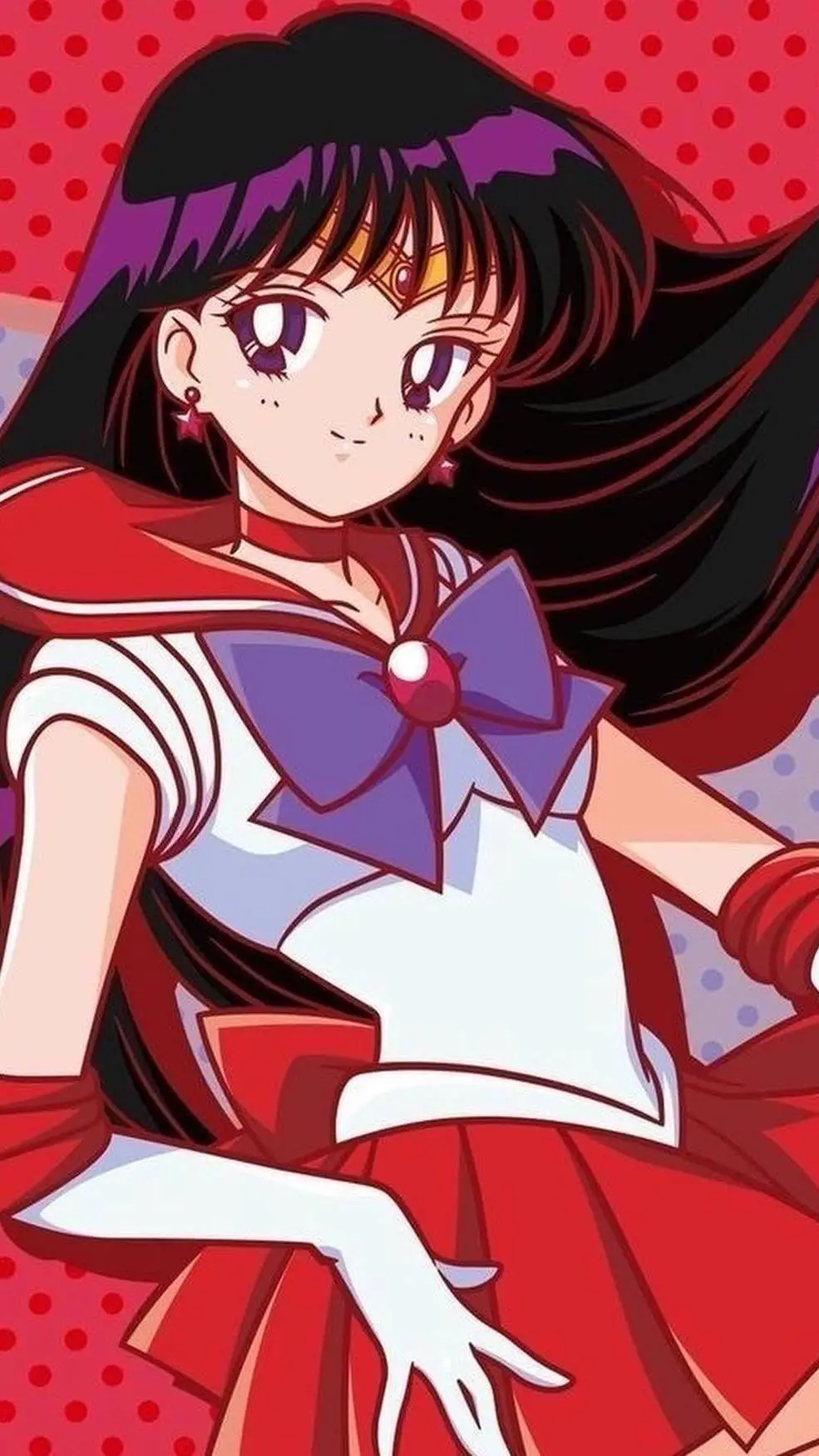 ai character: sailor Mars background