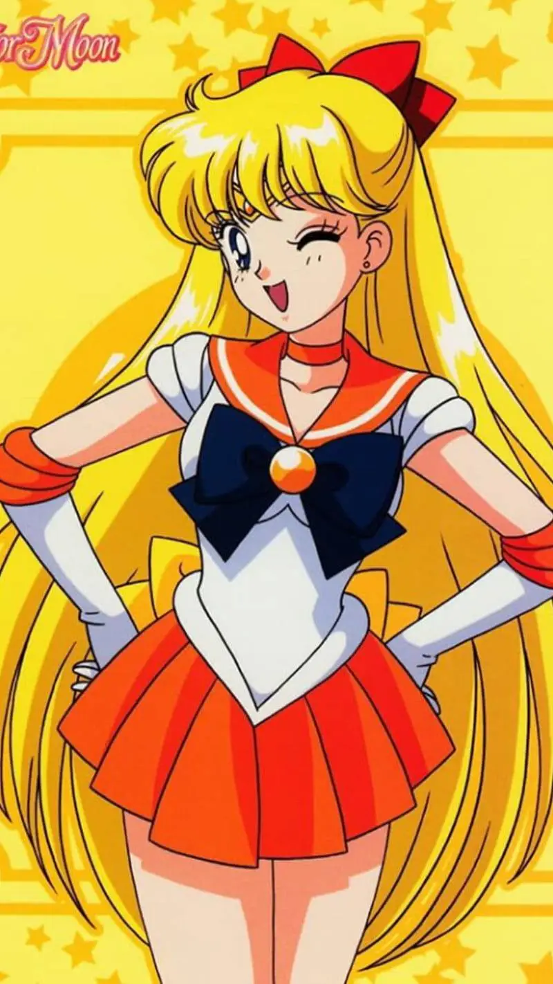 ai character: sailor Venus background