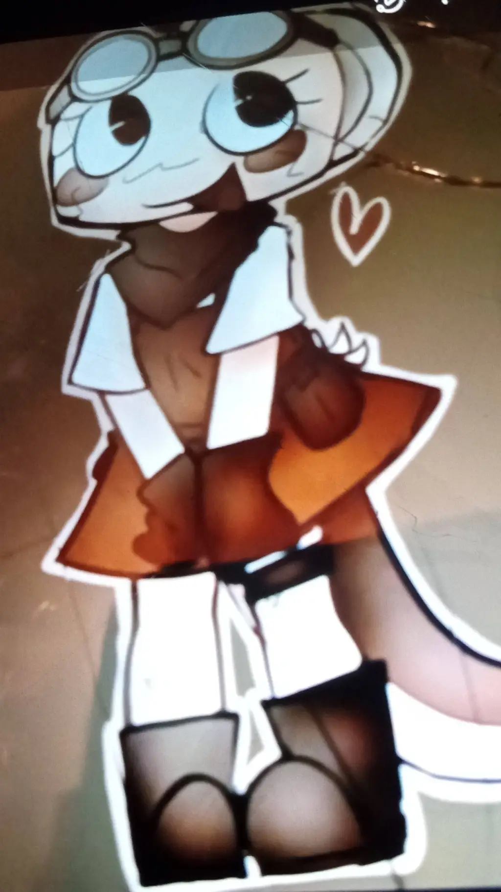 ai character: vee background