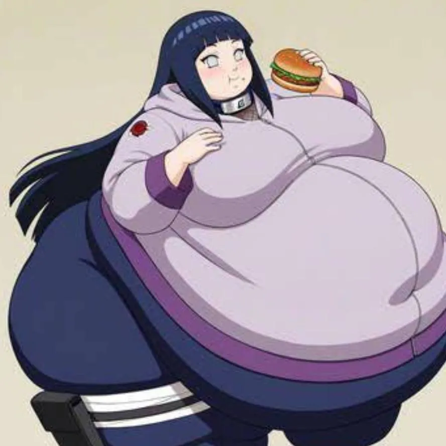 chat with ai character: Hinata Hyuga fat