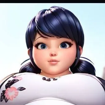 chat with ai character: Marinette fat