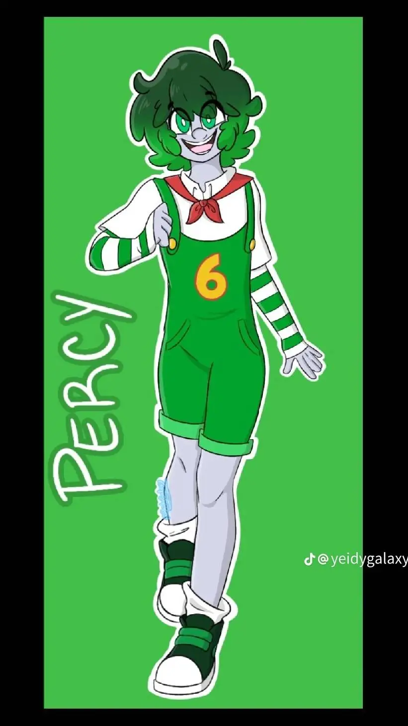 ai character: Percy  background