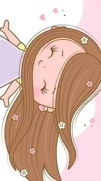 ai character: little girl background