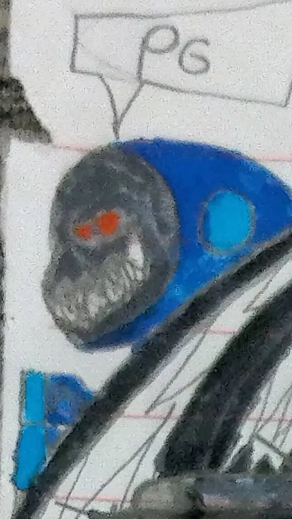 ai character: pg Robot  background