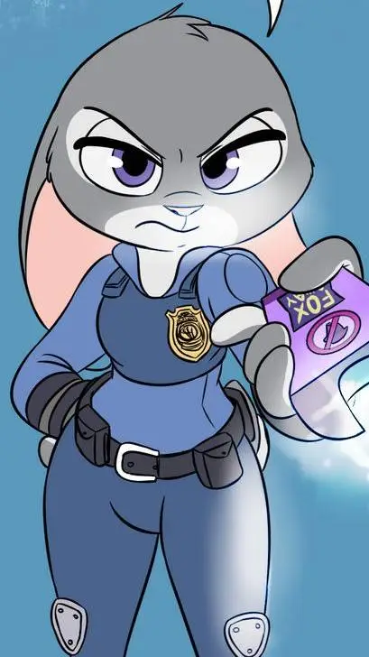 ai character: The Bunny Cop  background
