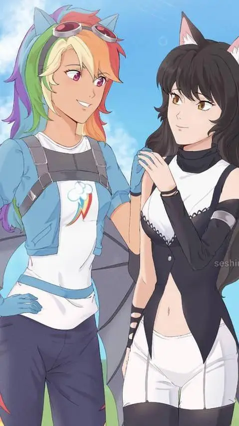 ai character: RWBY X MLP  background