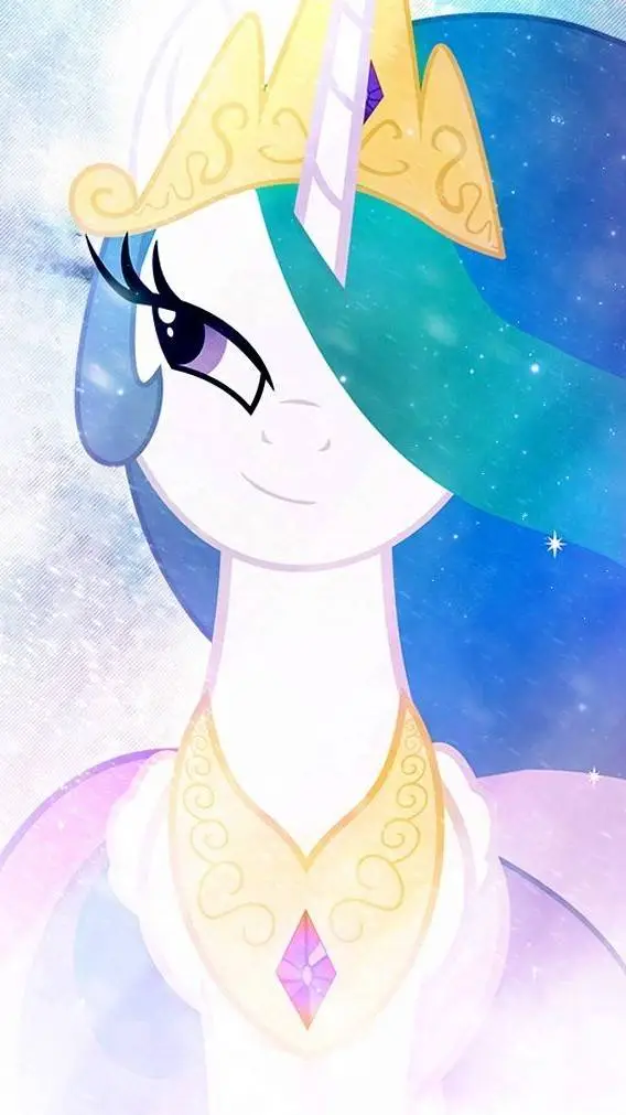 ai character: Pet Celestia  background