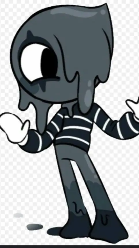 ai character: Ink pinata background