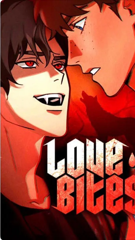ai character: Love bites WEBTOON background