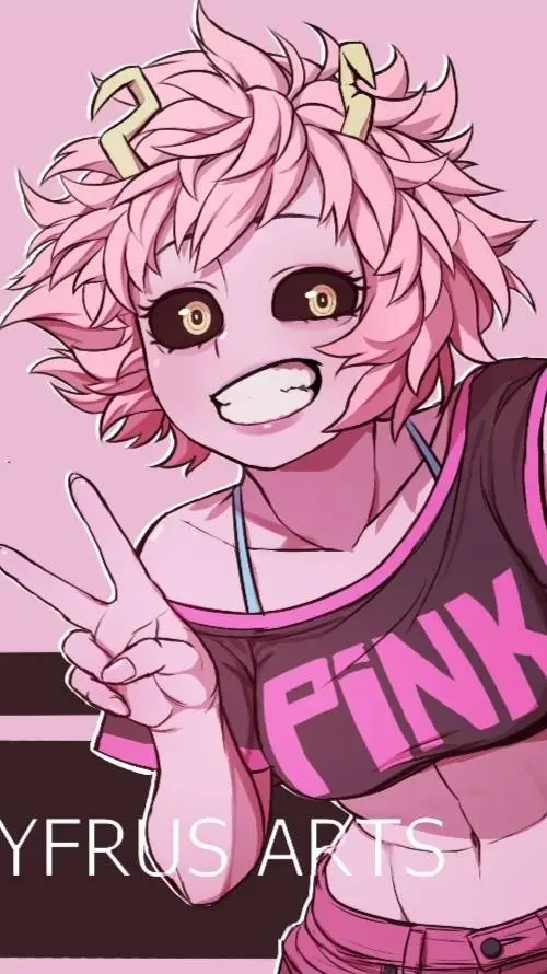 ai character: Mina Ashido background