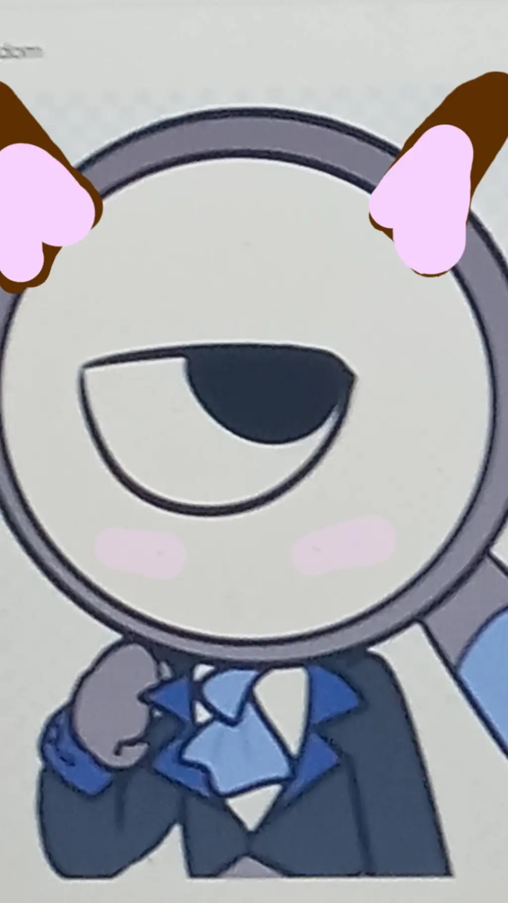 ai character: puppy rodger  background