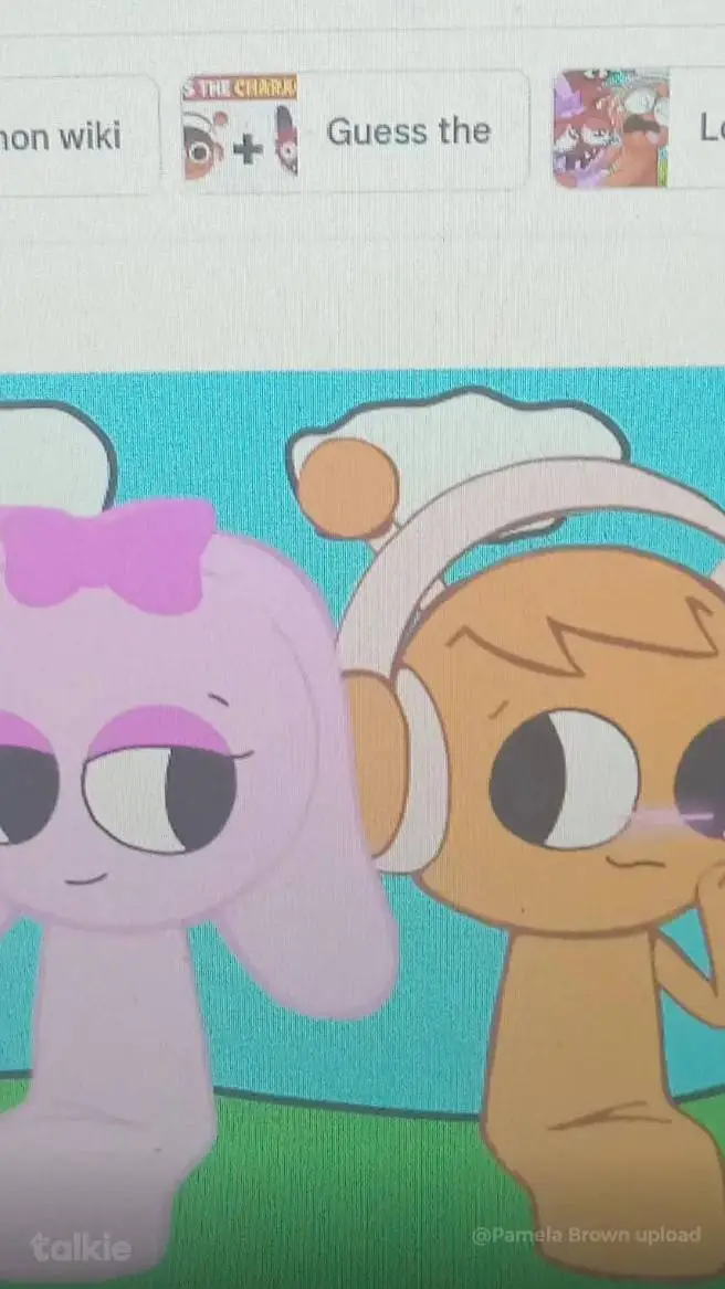 ai character: Oren and pinki background