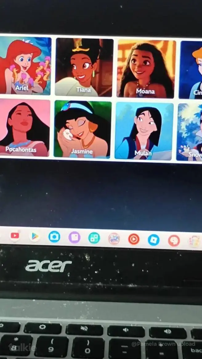 ai character: Disney princess  background
