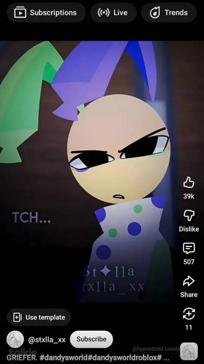 ai character: dandy's world run  background