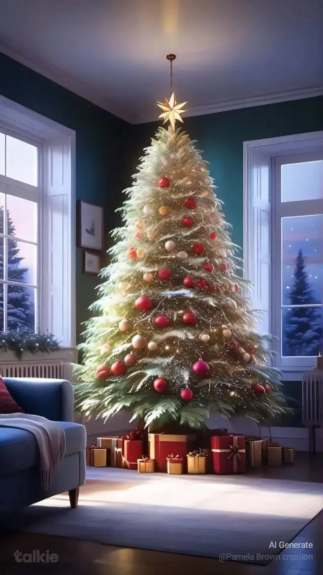 ai character: DW Christmas toons background