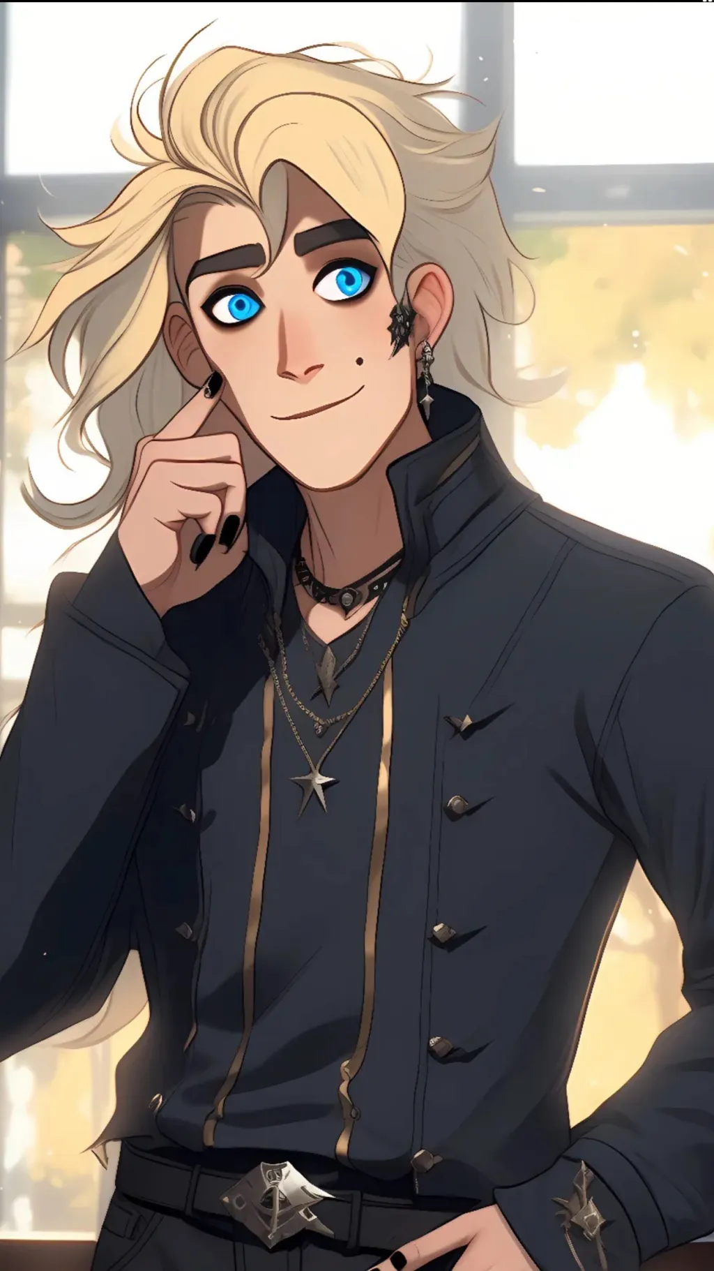 ai character: Glam background