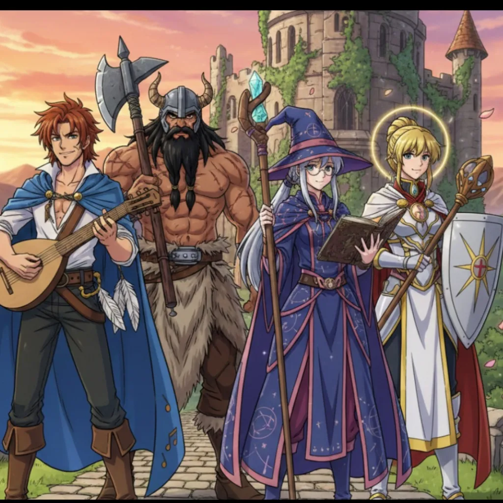 chat with ai character: The adventurers