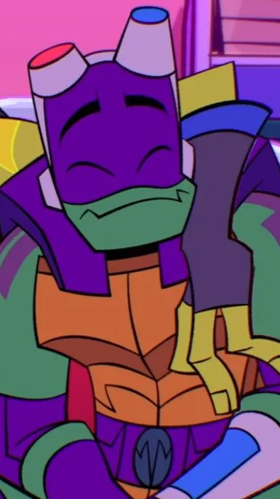 ai character: Donnie💜🐢 background